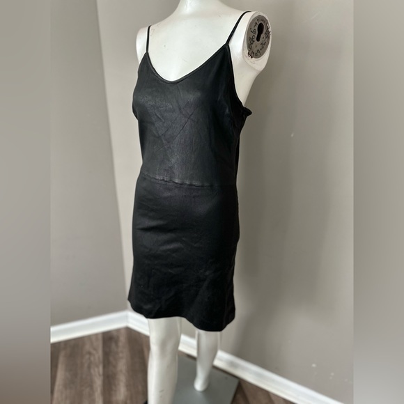 SPRWMN Leather Body Con Mini Dress - Picture 5 of 15